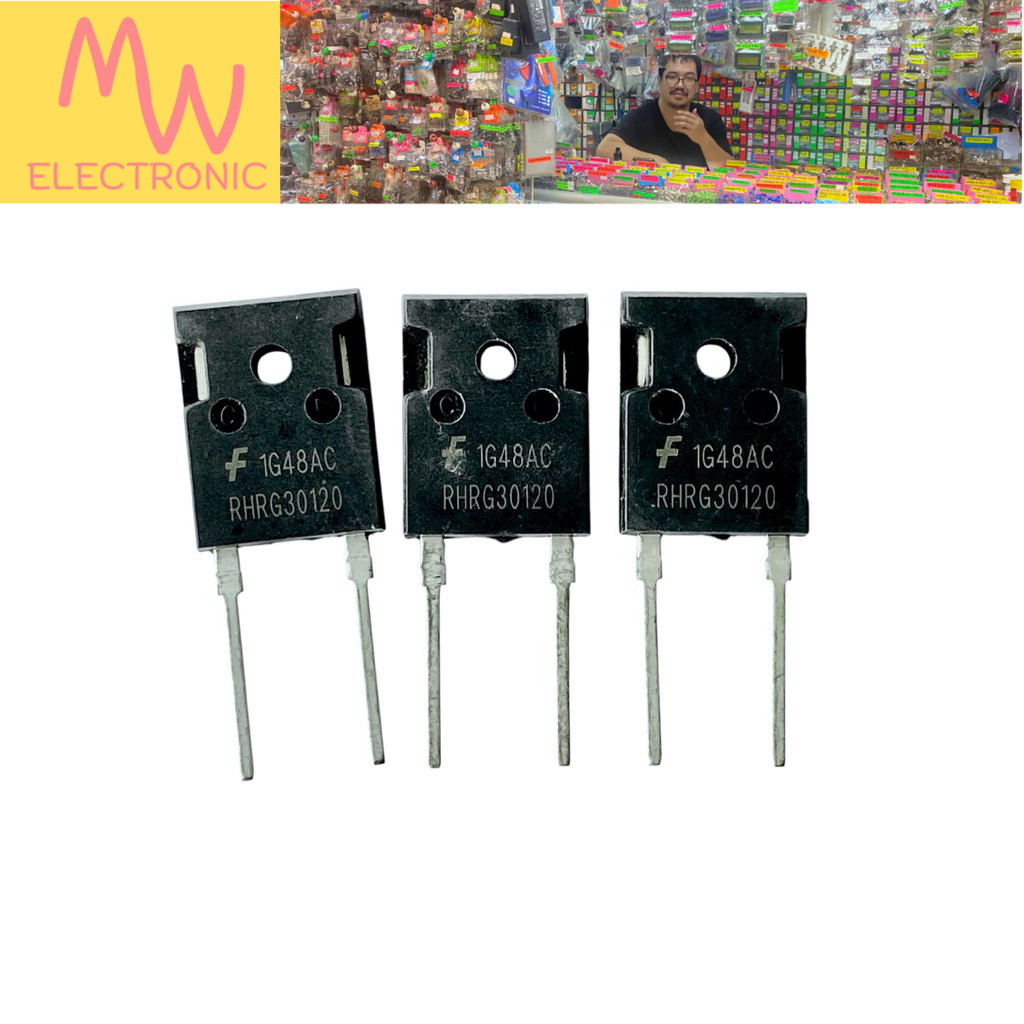 Diode RHRG30120 (ราคาต่อ 1ชิ้น) Ultra Fast Diode 30A 1200V TO-247 2ขา มีสินค้าพร้อมส่งในไทย