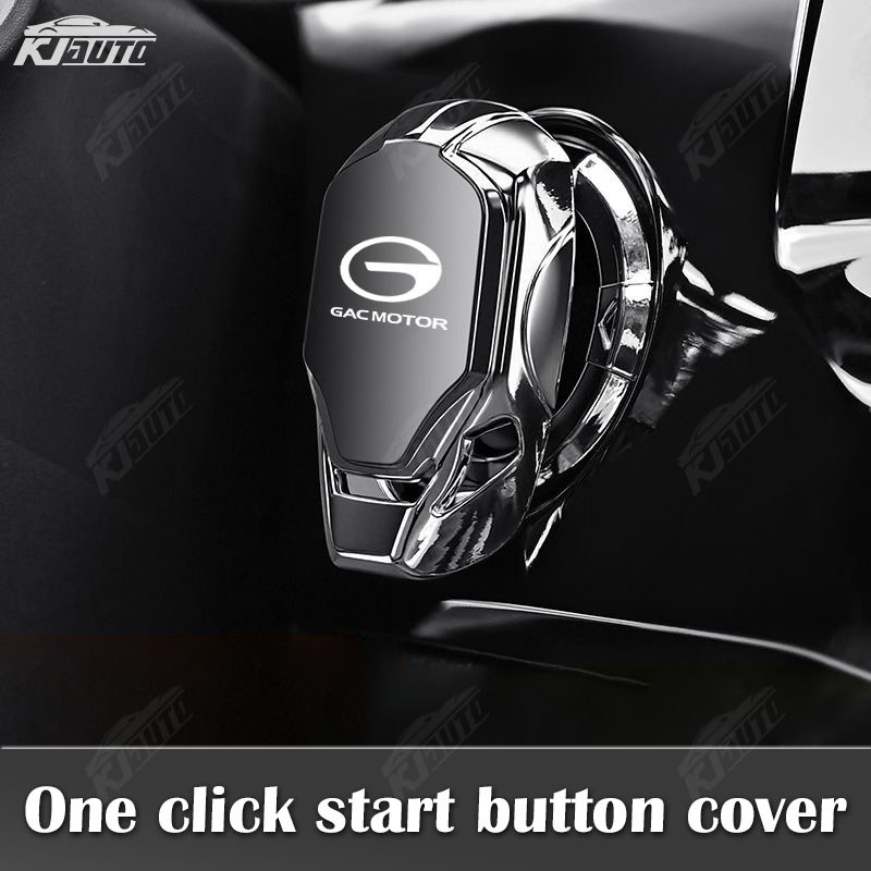 GAC มอเตอร์ One-Click Start ปุ่มฝาครอบโลหะผสมจุดระเบิดสวิทช์ป้องกันหมวกรถ Moto เครื่องยนต์จุดระเบิดป