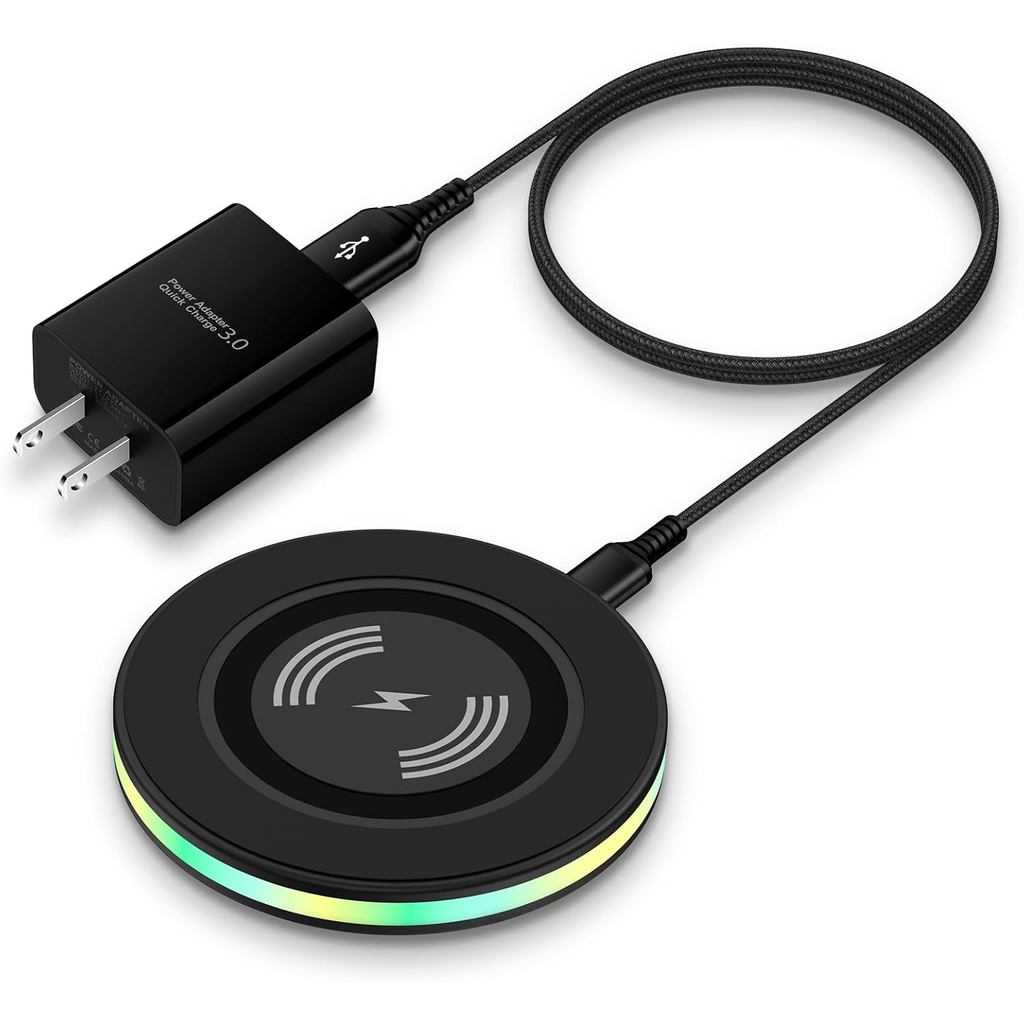 Android Wireless Charger Samsung Fast Charging Phone Charging Pad Station for Samsung Galaxy S25 S24