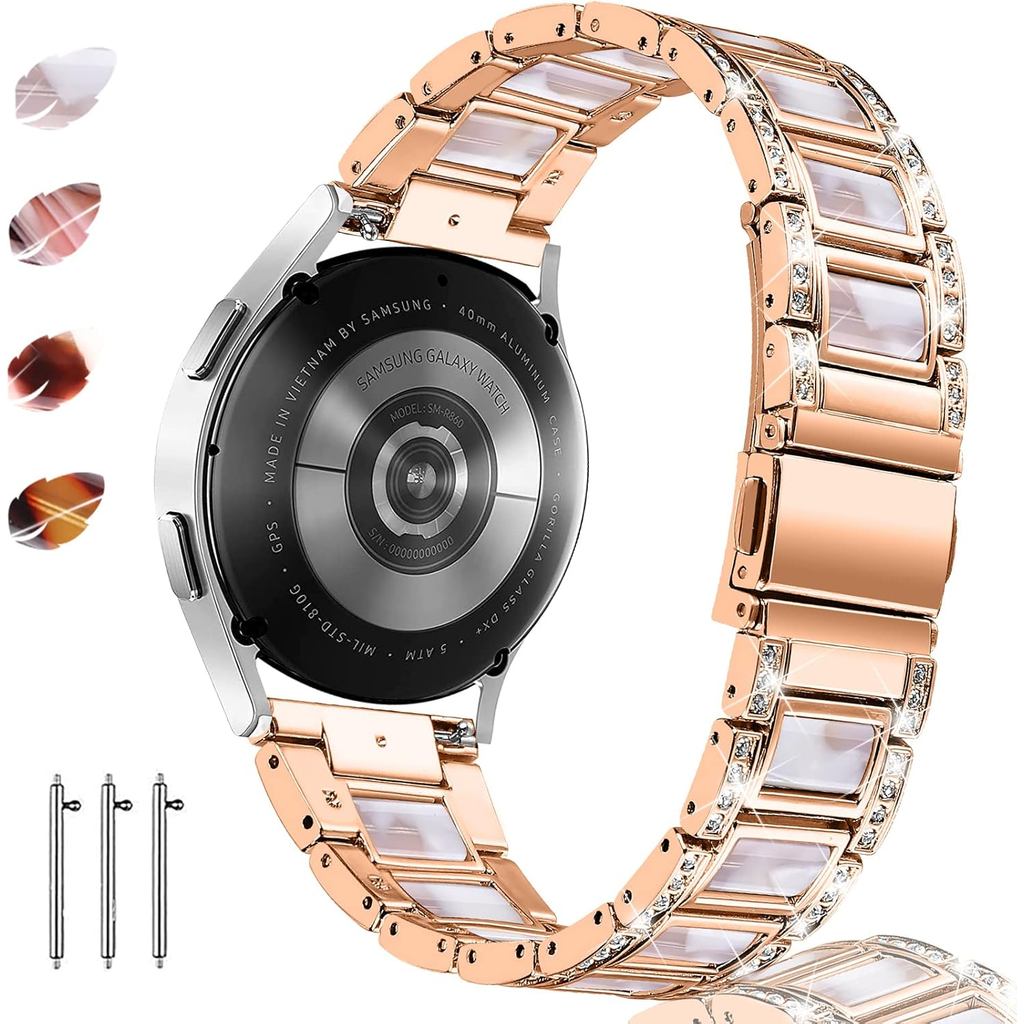 NINKI Sparkling Band Compatible Samsung Galaxy Watch 7/6/5/4 FE 40mm 44mm Classic 43mm 47mm/Classic 