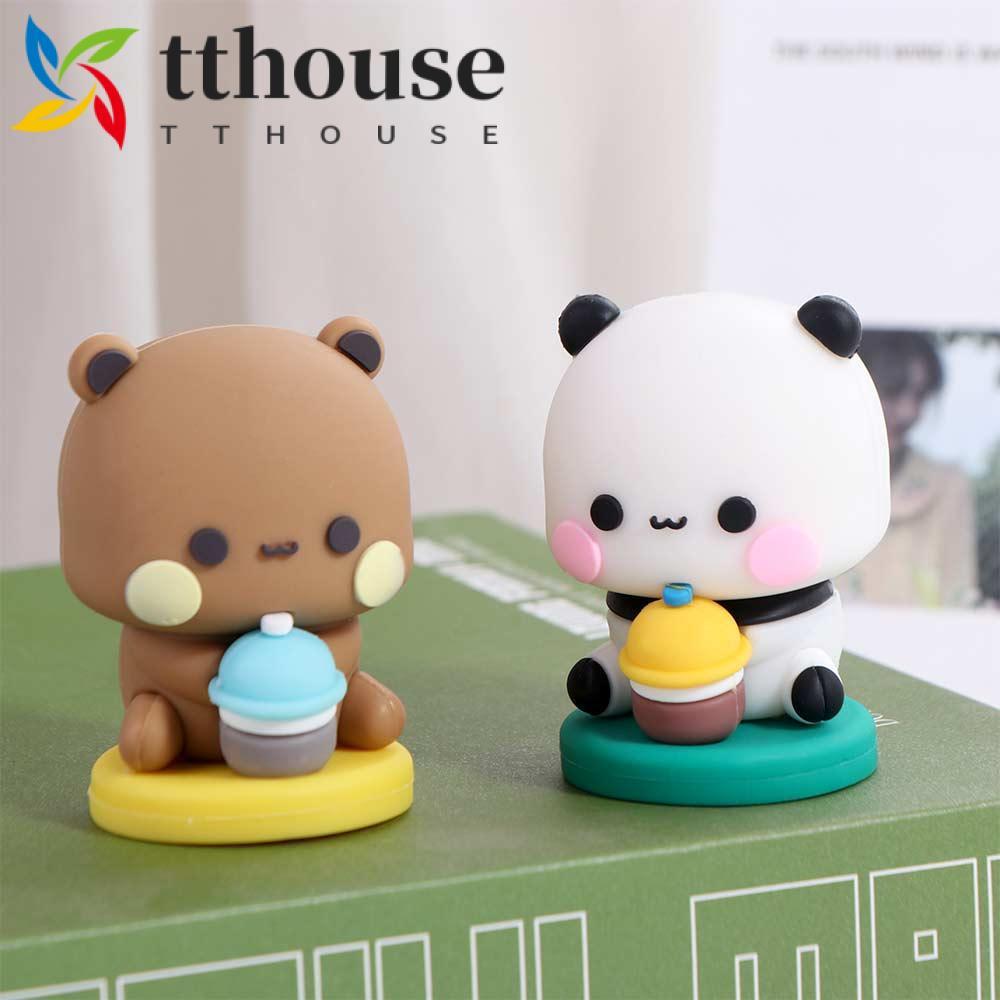TTHOUSE Bubu Dudu Panda Bear รูป, Panda Bear Panda Bubu Dudu รูปตุ๊กตา,น่ารักการ์ตูนอะนิเมะรูปสะสม B