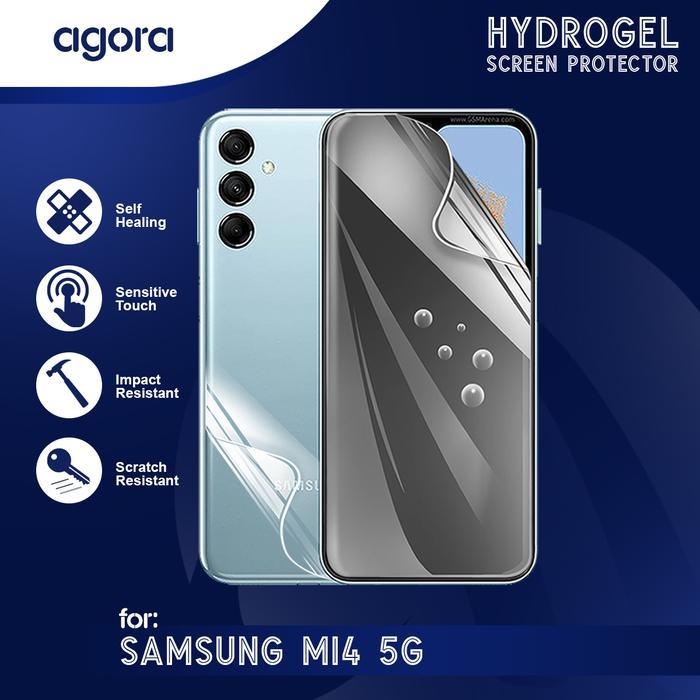 LAYAR Anti-Scratch Hydrogel สําหรับ Samsung M14 5G Hydrogel SCREEN Protector ฟิล์ม - ANTI SPY, FULL 