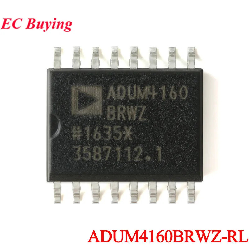 5 ชิ้น/1 ชิ้น ADUM4160BRWZ-RL ADUM4160 ADUM4160BRWZ 4160 SOIC-16 ความเร็วเต็ม/ต่ํา USB Digital Isola
