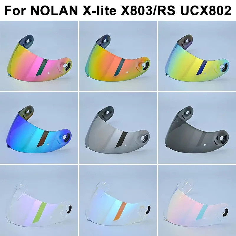 ReadyStockHelmet Visor สําหรับ NOLAN X-Lite X-803 รถจักรยานยนต์หมวกกันน็อคเลนส์ Anti-scratch Shield อุปกรณ์เสริมรถมอเตอร์ไซด์แว่นตา Casco Moto