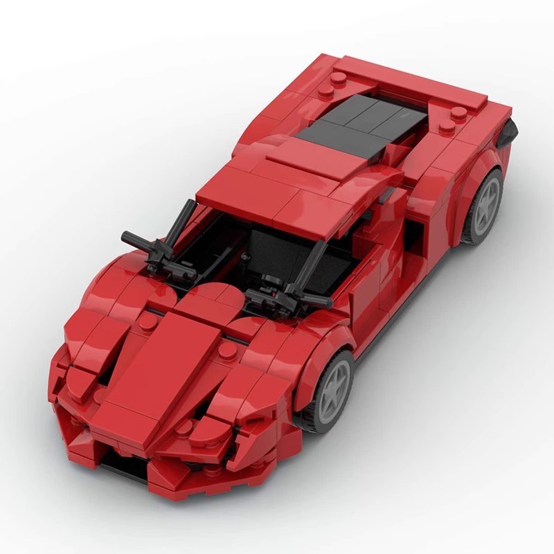 MOC Building Blocks ใช้งานร่วมกับ Lego 31168 Ferrari Enzo Racing ความเร็วคลาสสิก 8 ตารางรถสปอร์ตเด็ก