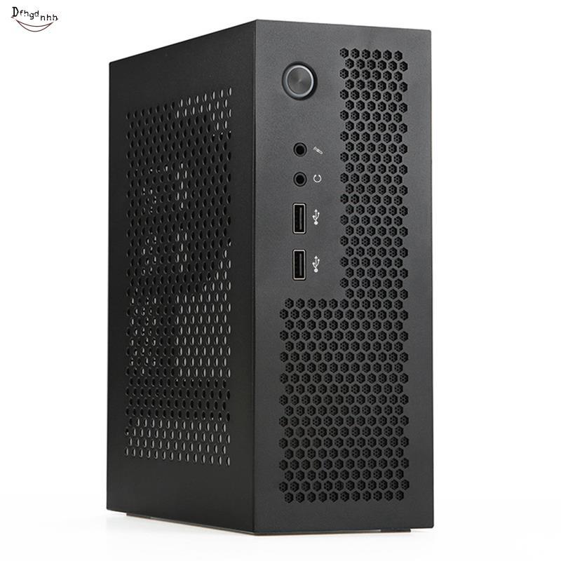 A09 HTPC เคสคอมพิวเตอร์ Mini ITX Gaming PC แชสซีเดสก์ท็อปแชสซี USB2.0 เคสคอมพิวเตอร์ เคสคอมพิวเตอร์ท