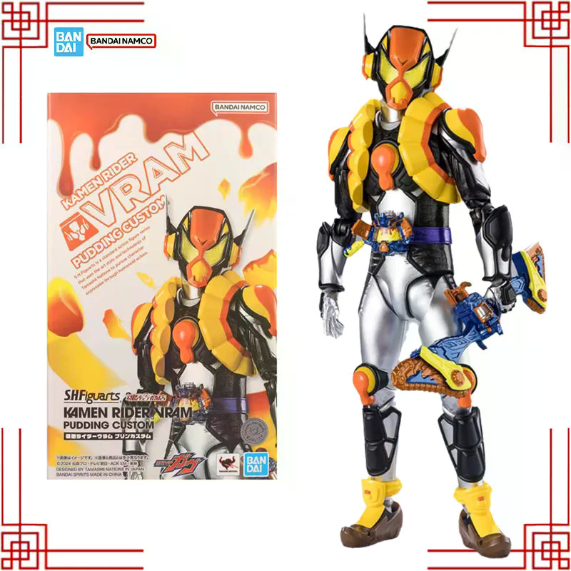 Bandai SHFiguarts Kamen Rider Gavv Model Kit ของแท้ SHF Kamen Rider Vram Pudding อะนิเมะที่กําหนดเอง
