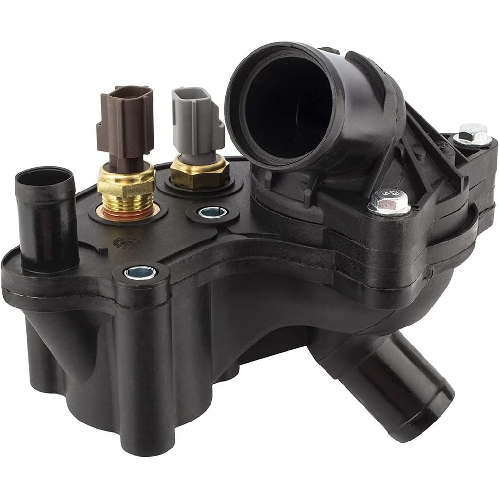 เครื่องยนต์ Coolant Thermostat Housing w/2 เซ็นเซอร์สําหรับ Ford Explorer 1997-2001,2001 สําหรับ For