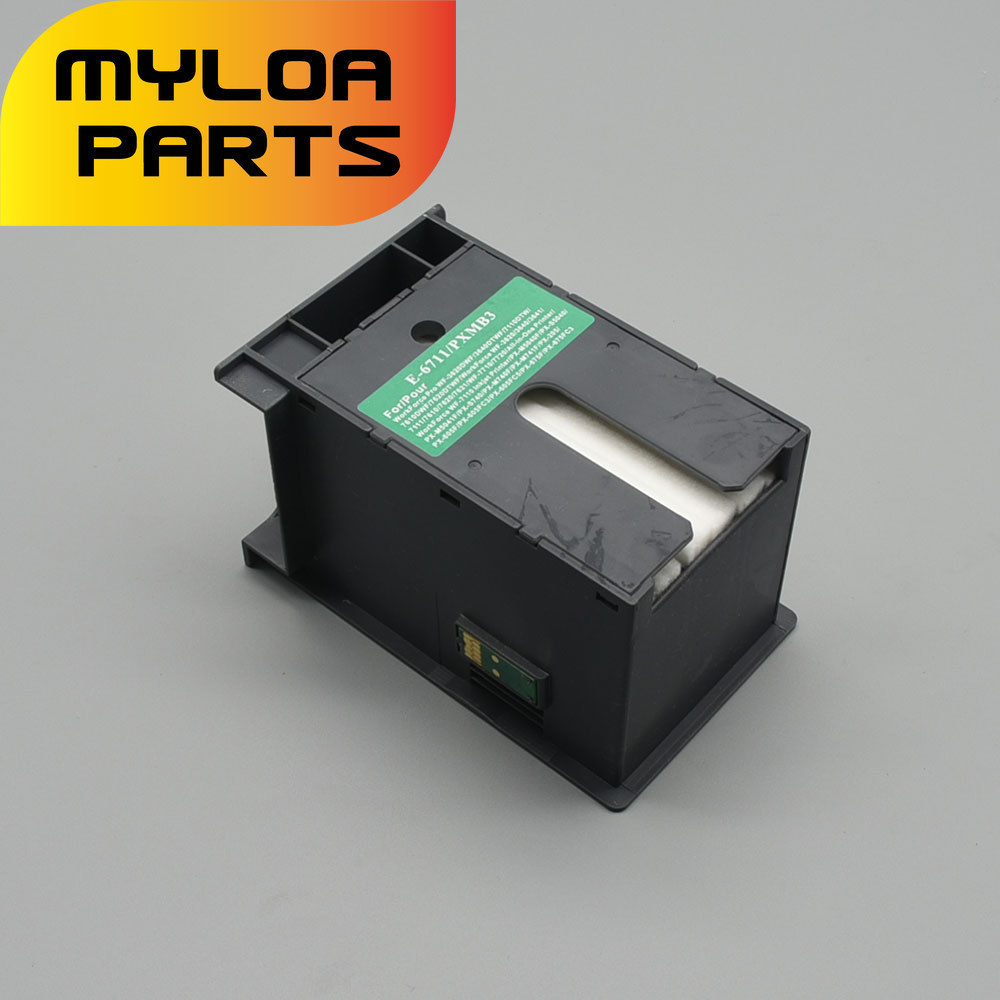กล่องหมึกพร้อมชิป T6711 สําหรับ EPSON L1455 WF-3011 WF-3521 WF-7110 WF-7111 WF-7510 WF-7620