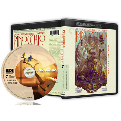 [ภาษาอังกฤษ][คลังสินค้าพร้อม] ภาพยนตร์ Blu-ray HD 4K UHD 1080P Guillermo Del Toros Pinocchio