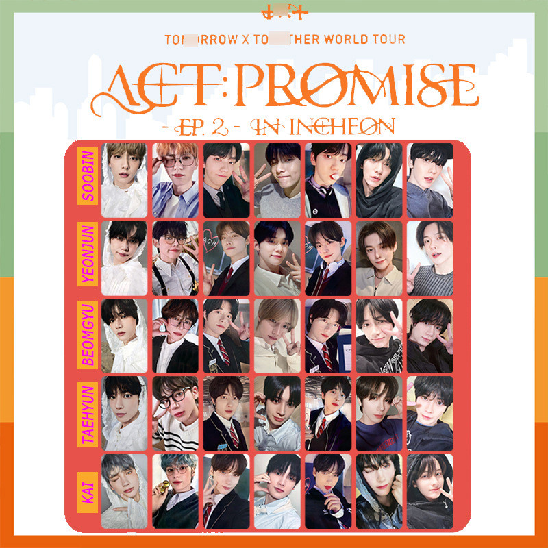 TXTWORLD TOUR ACT PROMISE single 人小卡SOOBIN 然TAEHYUN