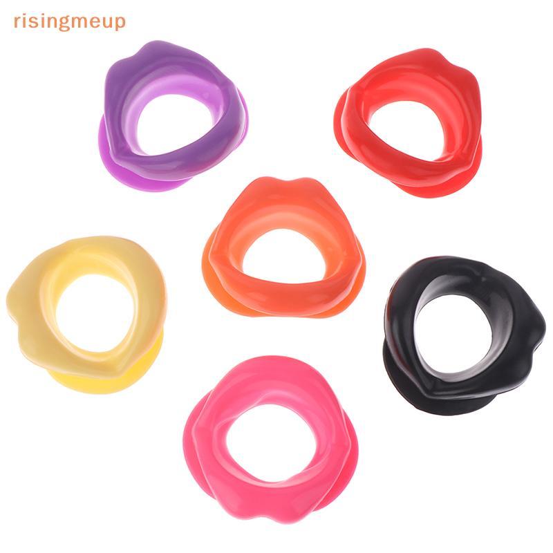 [risingmeup] ซิลิโคนปากเทรนเนอร์ Face Slimmer ปากนวดการออกกําลังกายกล้ามเนื้อกระชับเครื่องมือใหม่