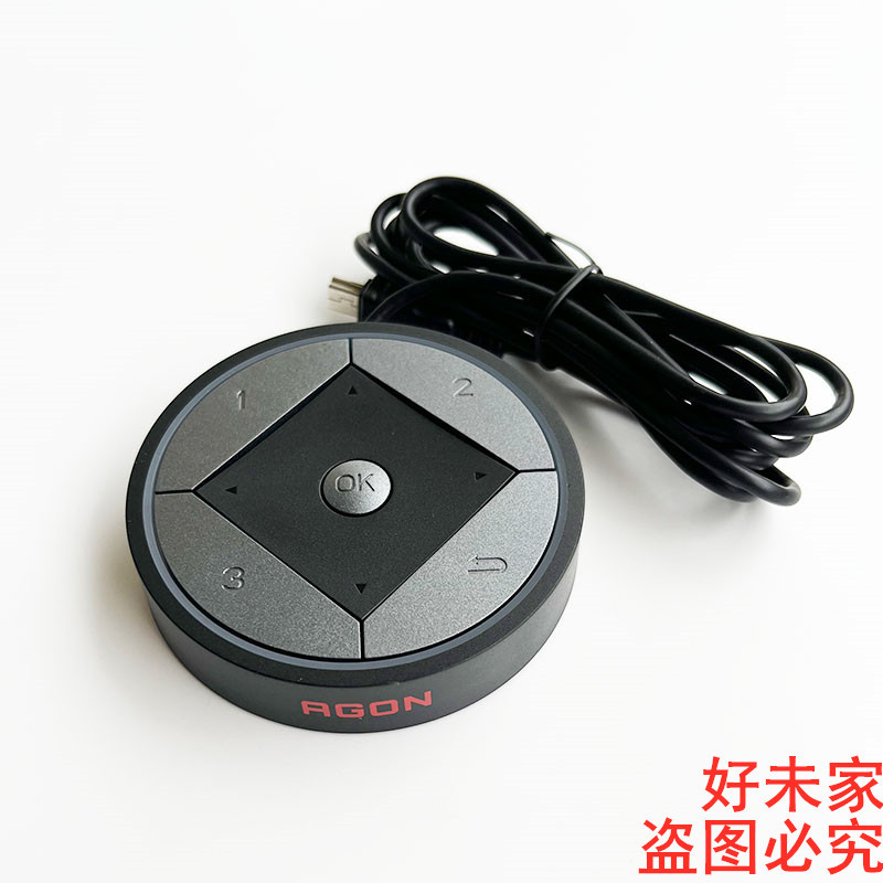 Original AOC AOC 3 AOC 4 Series HMC Controller ตัวควบคุมสายไฟรีโมทคอนโทรล AG273QXE/QCX/QXP