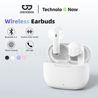 GOOJODOQ J237 หูฟัง Bluetooth 5.3 การเชื่อมต่อที่มั่นคงประสบการณ์เสียงที่ไม่หน่วงการซิงค์เสียง-วิดีโอ