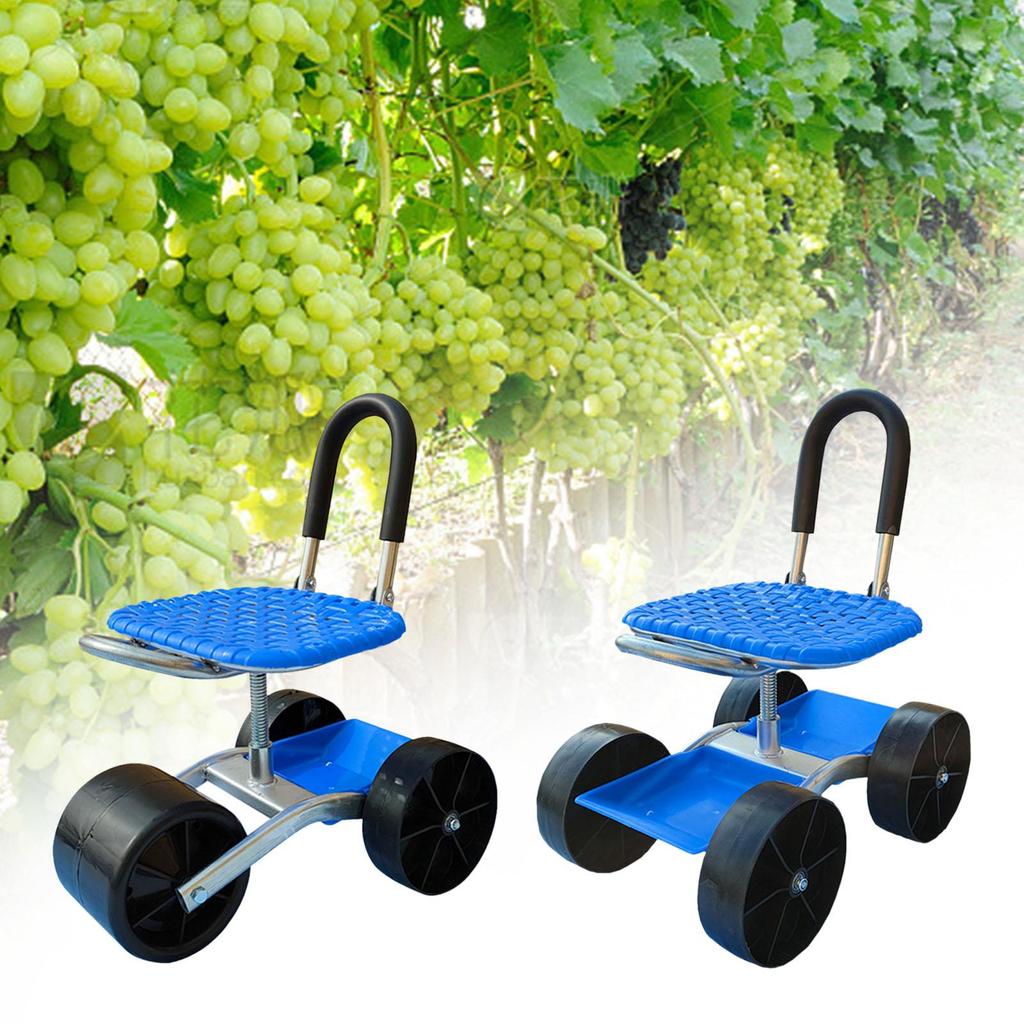 [Lszcx6l] สตูลทําสวน Rolling Garden ทํางานที่นั่งอเนกประสงค์สวนรถเข็น Rolling Seat เก้าอี้สวนสําหรับปลูกสนามหญ้าสวนฟาร์ม