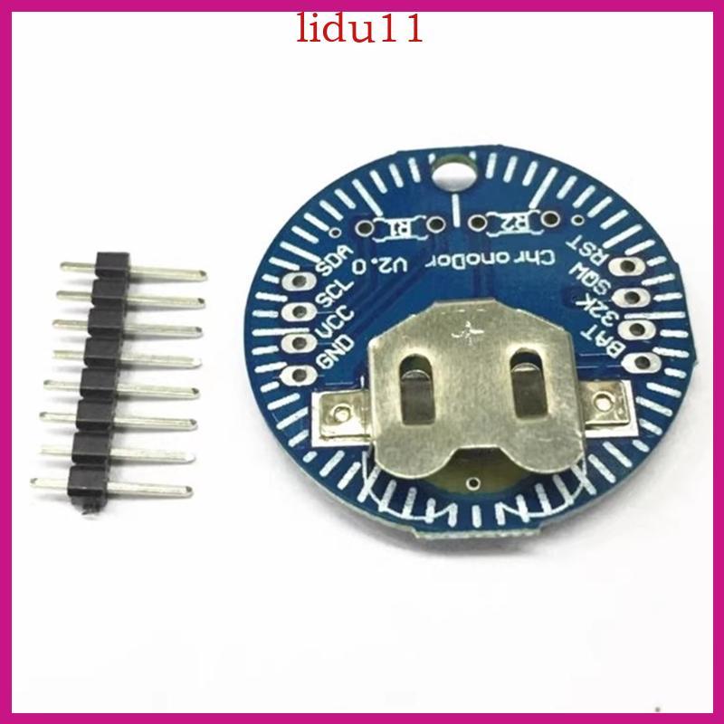 LID DS3231 โมดูลหน่วยความจํานาฬิกาเวลาจริง DS3231SN โมดูลพร้อมโครงการหัวพิน