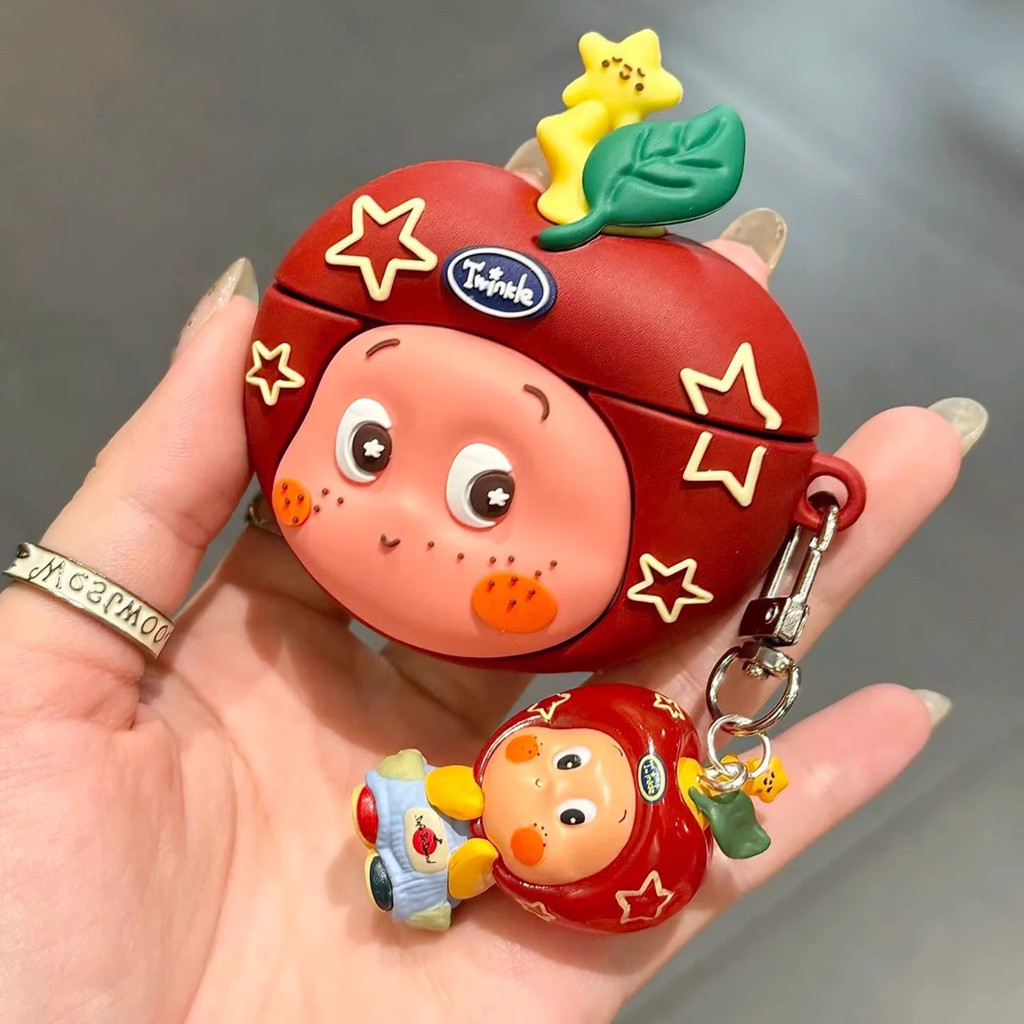 หมวกการ์ตูนน่ารัก TWINKLE TWINKLE พร้อมจี้สําหรับ Xiaomi Redmi Buds 6Pro น่ารักการ์ตูนหูฟังป้องกันกรณี Redmi Buds 6Lite ซิลิโคน soft Case anti-drop กรณีป้องกัน