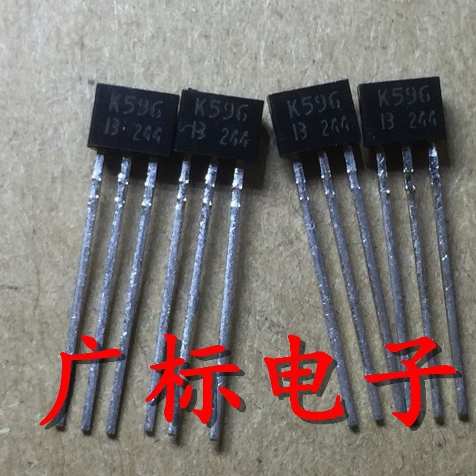 ยี่ห้อใหม่ K596 2SK596 K596-B ทรานซิสเตอร์พลังงานต่ําส่วนประกอบอิเล็กทรอนิกส์ TO-92S บรรจุภัณฑ์