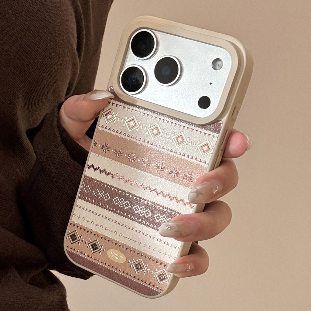 เคสโทรศัพท์ป้องกันลายสก๊อตย้อนยุค Gilded เหมาะสําหรับ TPU สําหรับ iPhone 13 14 15 16 17Pro Max Plus