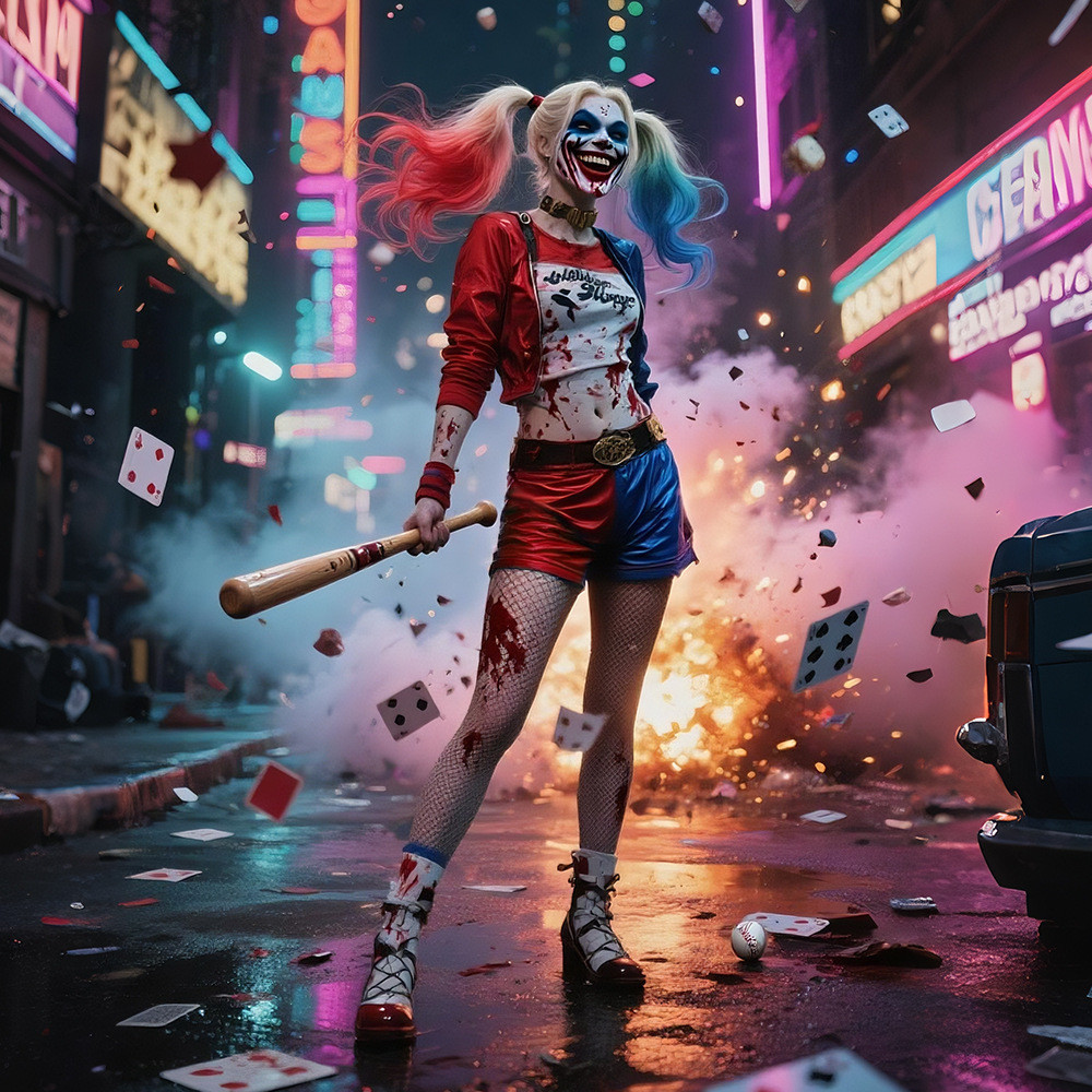ชุดคอสเพลย์ Harleen Quinzel จากภาพยนตร์เรื่อง Holy Festival Suicide Squad