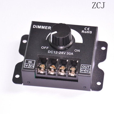 Led DIMMER Soft Hard Light Bar Light Strip DIMMER ความสว่างตัวควบคุม DIMMER ลูกบิด 12 V/24 V30A