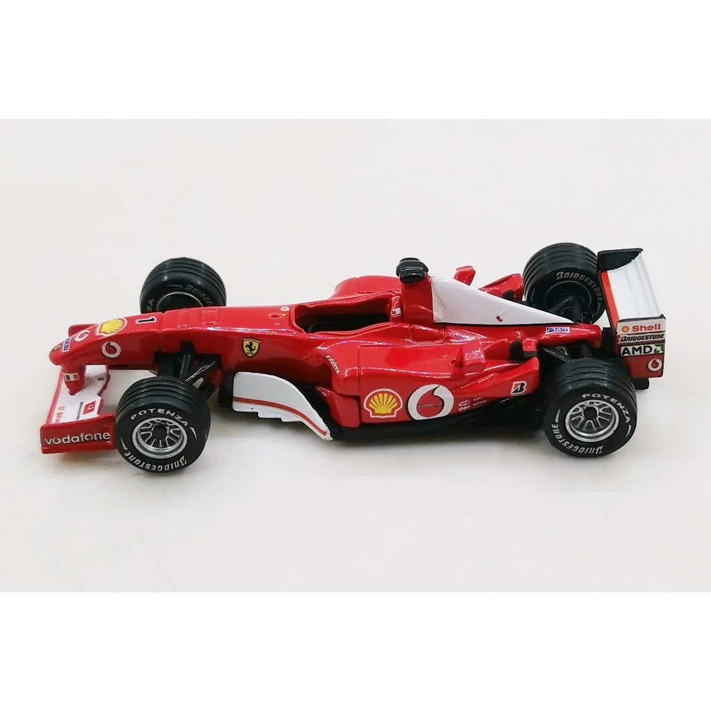 [สต๊อกพร้อม] Jingshang 1/64 Ferrari F2002 Formula One F1 Racing Car Model 2002 Dydo Schumahe No Card