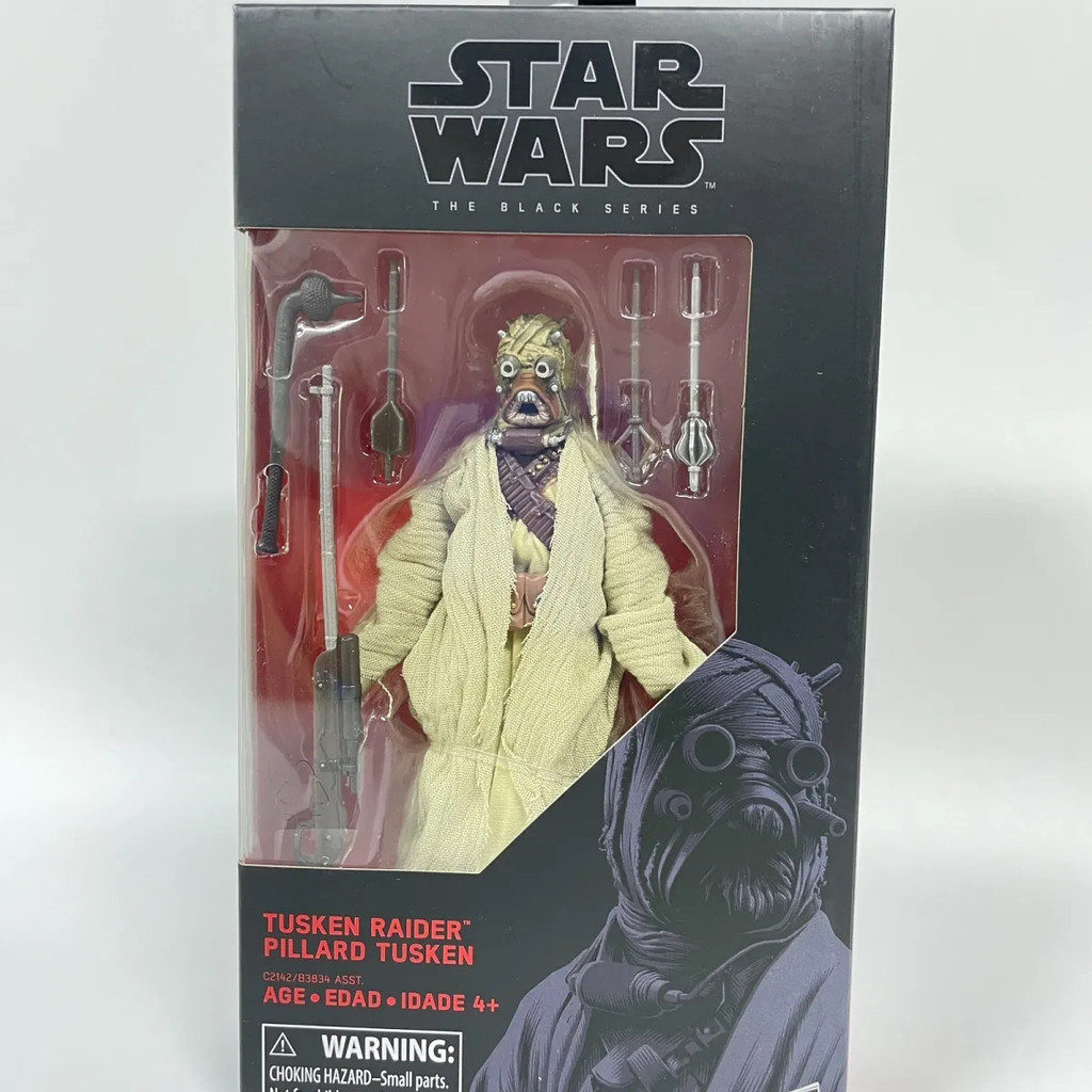 Qun Star Wars 50th Anniversary Sandman Tusken Raiders สีดํากล่อง Wall Card 20 ซม.Action Figure