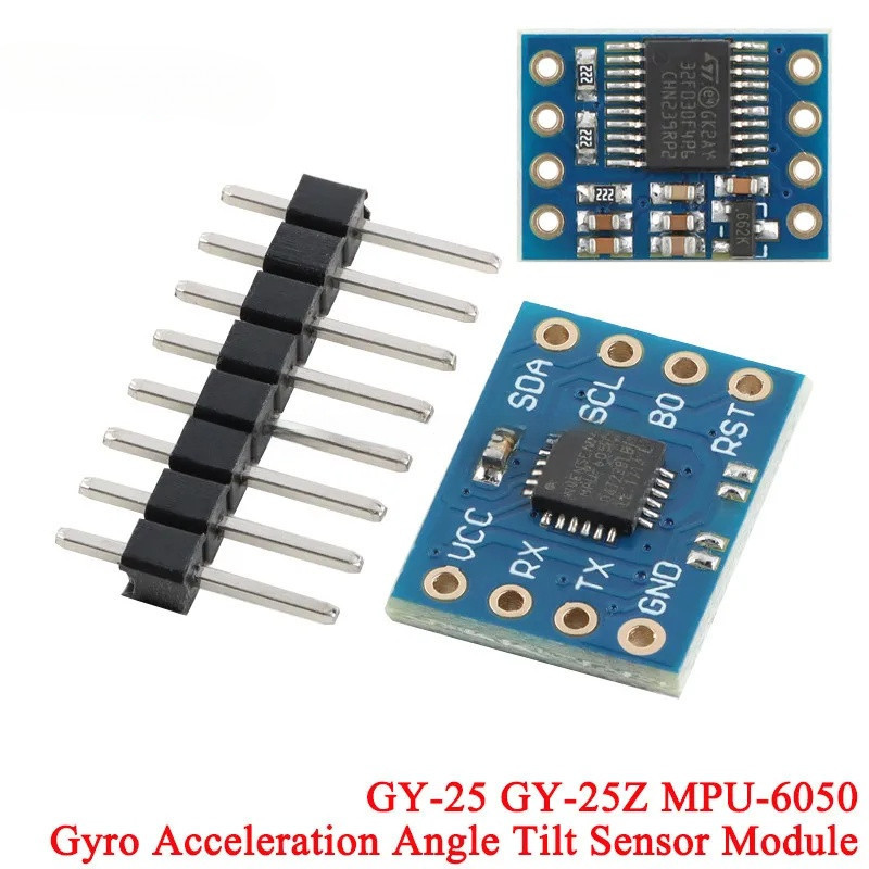 GY-25 GY-25Z MPU-6050 มุมเอียง Gyro Acceleration Sensor โมดูล Serial Port การสื่อสาร IIC I2C มุมเอาต