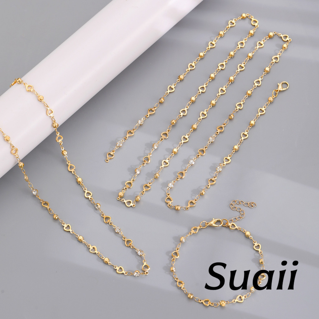 [Custom] สร้อยคอผู้หญิงสําหรับรวมกันสไตล์หรูหรา Y-Type พร้อมโซ่ Echo ยาว A527