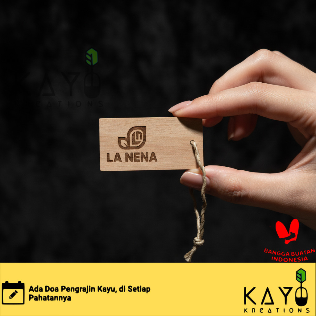 GANTUNGAN Hang Tag หรือพวงกุญแจ 7x3.5ซม