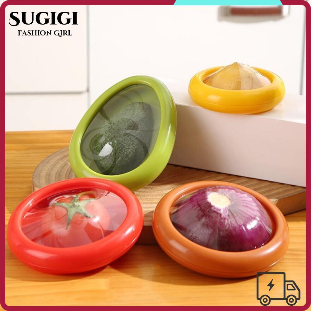 SUGIGI Avocado Keeper Fresher กล่องผักผลไม้ Crisper อุปกรณ์ครัวอาหารปิดผนึกกล่องเก็บ