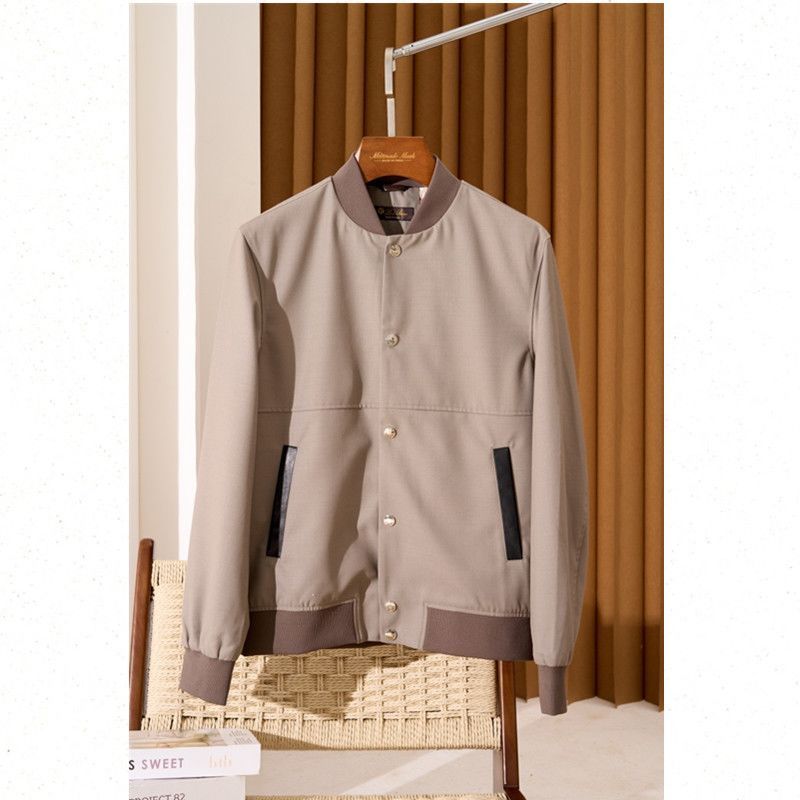 WR3J Loro LP 25Autumn New Men's Fashion Classic Versatile Button Design Casual Jacket Long Sleeve Co