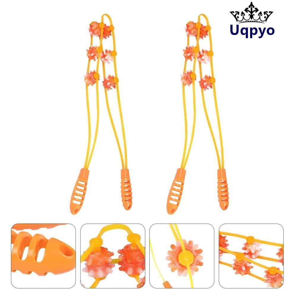 UQPYO Fitness Massage Roller Bead, Hand-held Shoulder Neck Muscle Massage Back Massager, Multi-Funct