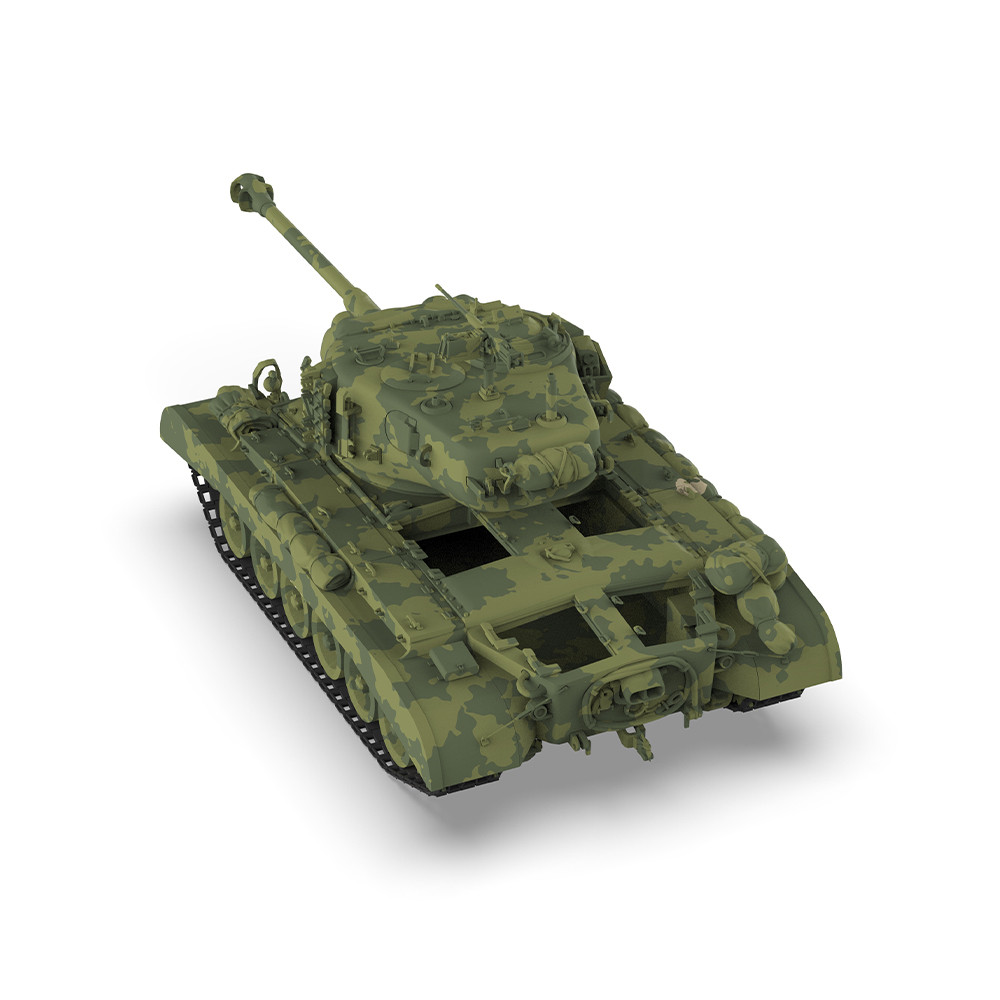 SSMODEL 144520 V1.7 1/144 3D การพิมพ์ American T26E5 M26 Panxing Heavy Tank