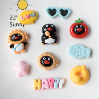ชุดเครื่องแต่งกาย Zootopia ฟอกและกระต่าย - DIY charm pins สำหรับรองเท้าแตะสามารถถอดได้