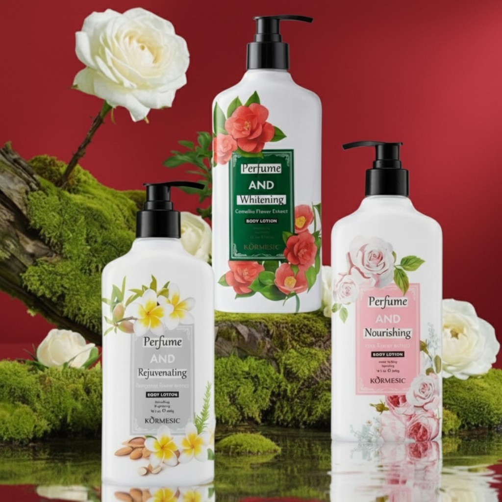โลชั่นตัวหอม Kormesic Rose โลชั่นบำรุงผิวกาย กลิ่นหอมของกุหลาบ โลชั่นตัวหอม บำรุงผิวให้ชุ่มชื้น สุขภาพดี
