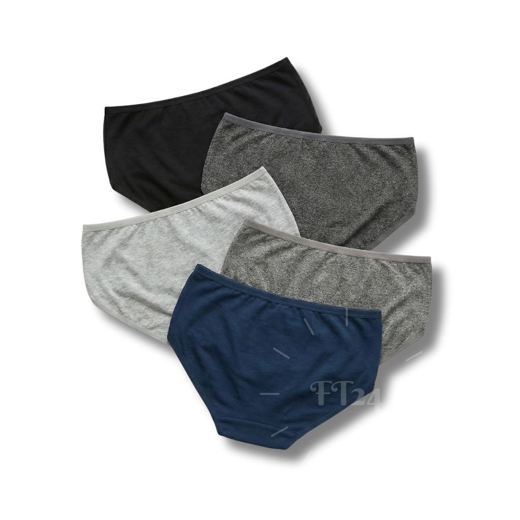 กางเกงในพรีเมียม แบรนด์ Bettys  สีเทาท๊อปดาย ผ้าCotton/Spendex ใส่สบาย ยกแพค 10 ตัว Women Clothing ผู้หญิง - รูปที่ 2