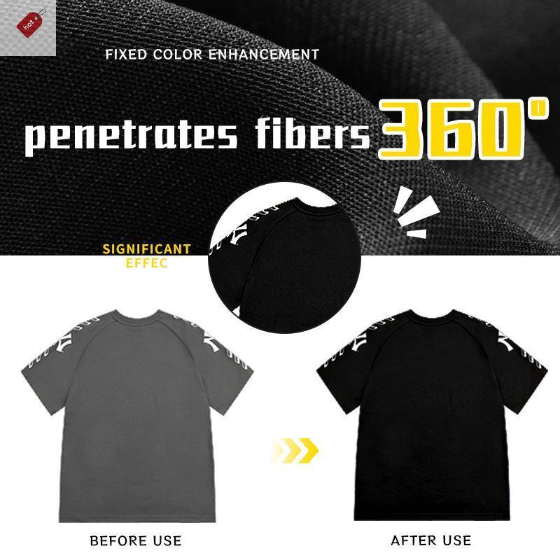 ALIK 10 ชิ้น Enhanced เม็ดซักผ้าสีดําเสื้อผ้าสี Restorer แผ่นสีดําเสื้อผ้ากางเกงซักรีดเม็ดป้องกันการซีดจาง TH