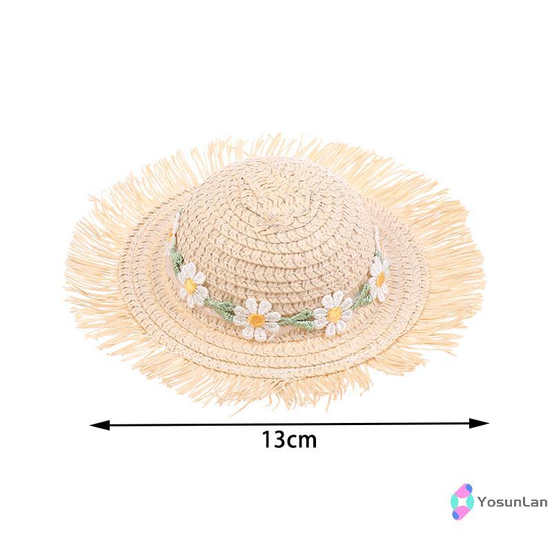 YosunLan] ตุ๊กตา Handmade หมวก Sun สําหรับ 1/6 ตุ๊กตาอุปกรณ์เสริมตุ๊กตาน่ารักหมวกโบว์ตกแต่งตุ๊กตาหมวกเด็กของขวัญใหม่ - รูปที่ 7