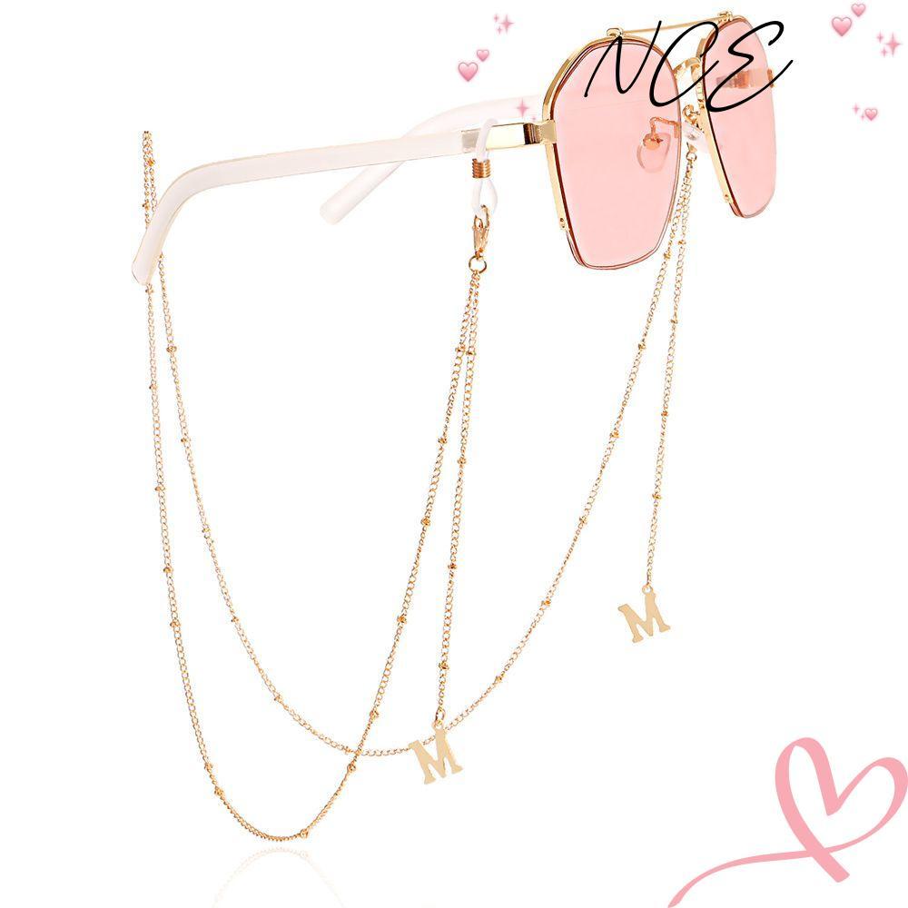 NCE Pearl สายคล้องแว่นตาAnti-Slip สบายสำหรับคอโซ่และแว่นตากันแดดน้ำหนักเบา