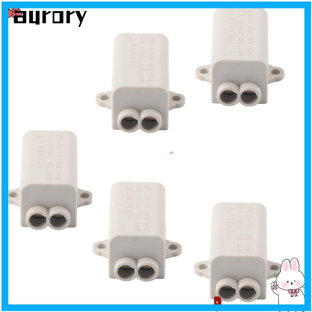 AURORY 5 ชิ้น Terminal Spliter, ZK-1316 2.5-16mm2 Parallel Spliter, Parallel Connector 1000 โวลต์ทอง