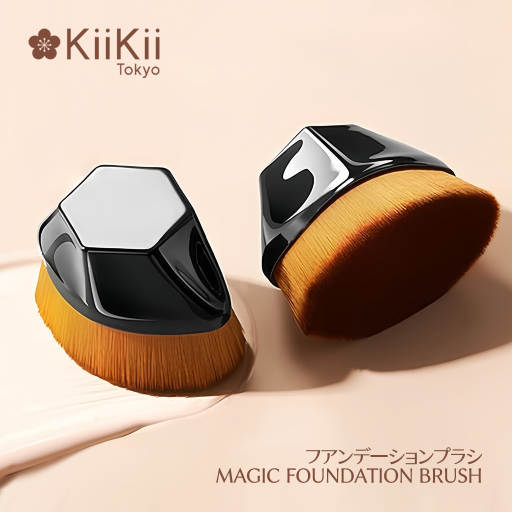 KiiKii Beauty แปรงรองพื้น แปรงปัดแก้ม ขนแปรงหนานุ่ม แปรงวิเศษ เพื่อการลงรองพื้นที่เนียนกริบ