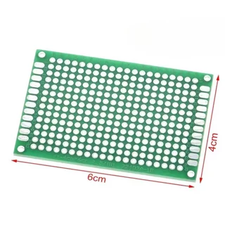 แผ่นปริ๊นอเนกประสงค์ PCB 1 หน้า 2 หน้า 2.54mm บอร์ด ไข่ปลา เกรดแข็ง แผ่นปริ๊น Prototype PCB Board 4x6 5x7 6x8 7x9 8x1...