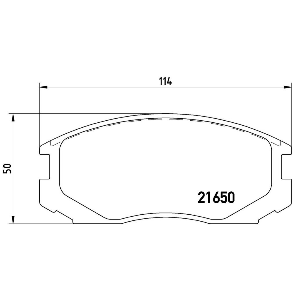 ผ้าดิสเบรคหน้า MITSUBISHI LANCER E-CAR CB4 CB5 1992-1995 ท้ายเบนซ์ CK2 CK4 1995-2002