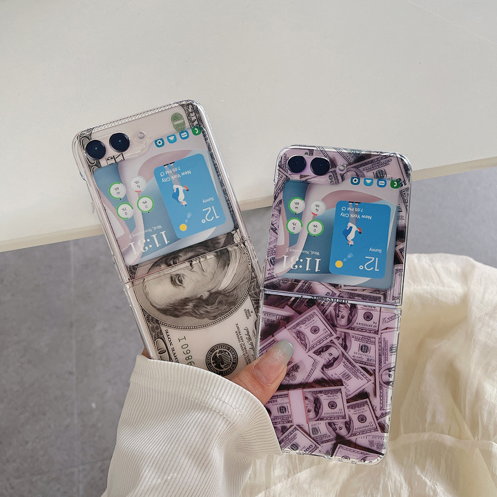 flip 5 samsung เคส z flip 6 เหมาะสําหรับ Samsung zflip7 เคสโทรศัพท์แบบพับได้ Us Dollar Us Dollar ทาส