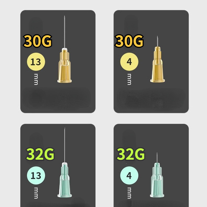 30G 4mm 30G13mm 30G 25mm 32G 4mm 32G 13mm disposable beauty needle  50pcs 100pcs Sterile needle