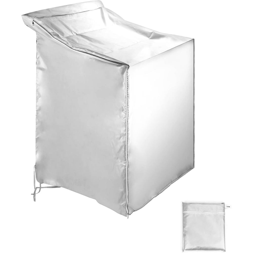 QWORK Washer and Dryer Covers, Heavy Duty Waterproof Washing Machine Cover for Most Top Load or Fron