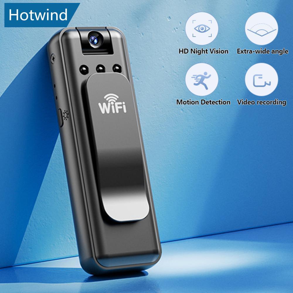 HW แบบพกพา WiFi กล้องเฝ้าระวังไร้สายบันทึกวิดีโอ All-in-One Motion Detection สําหรับ Home Security ก