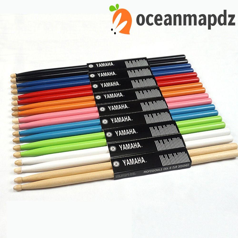 OCEANMAPDZ Drum Sticks, 5A/7A ไม้ตีกลองคลาสสิก, อุปกรณ์เพอร์คัชชัน Professional ไม้ Teardrop Head 5A