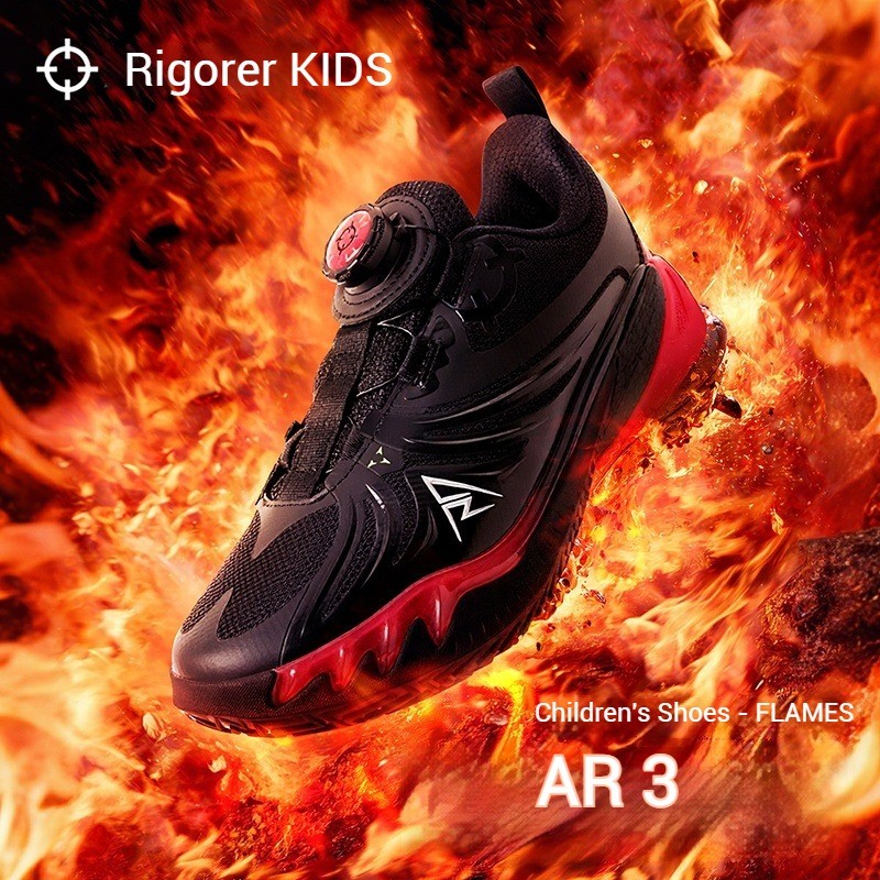 Rigorer Austin Reaves AR3 รองเท้าบาสเก็ตบอลสำหรับวัยรุ่น ระบายอากาศได้ดี และมีความคงทน